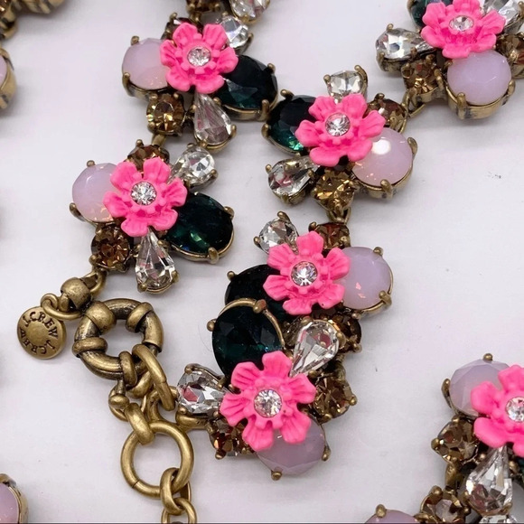 J. Crew Posy Floral Crystal Necklace - Picture 4 of 5